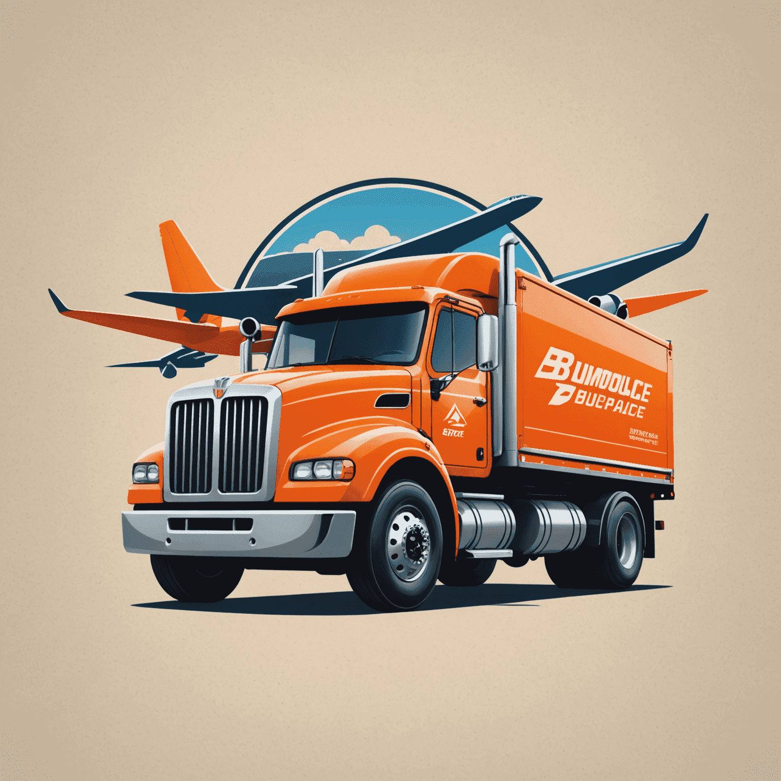 firstless logo featuring a stylized truck or airplane symbolizing fast and reliable delivery