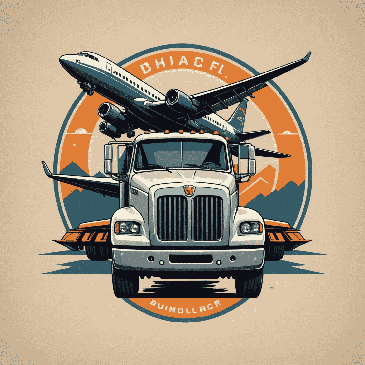 firstless logo featuring a stylized truck or airplane symbolizing fast and reliable delivery