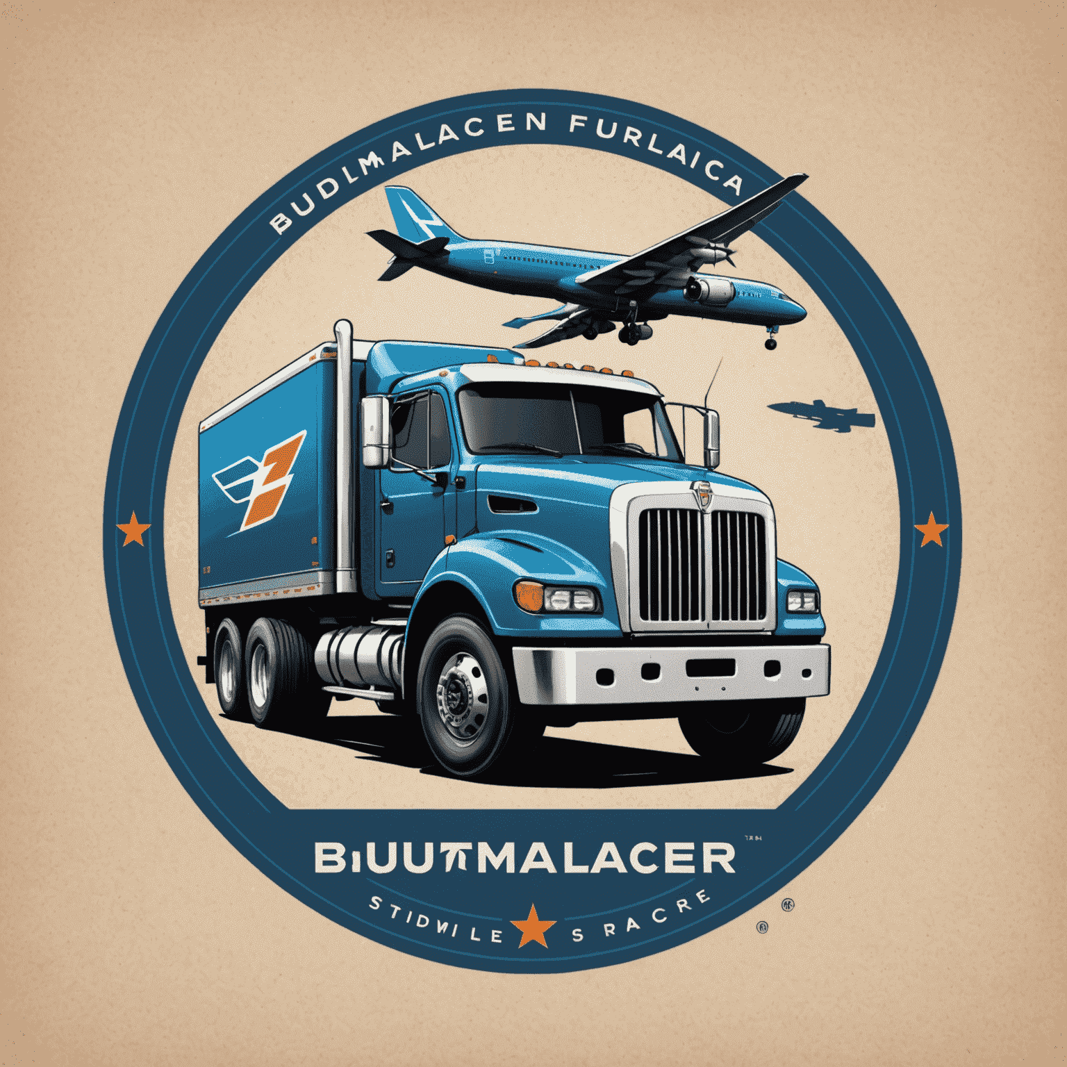 firstless logo featuring a stylized truck or airplane symbolizing fast and reliable delivery