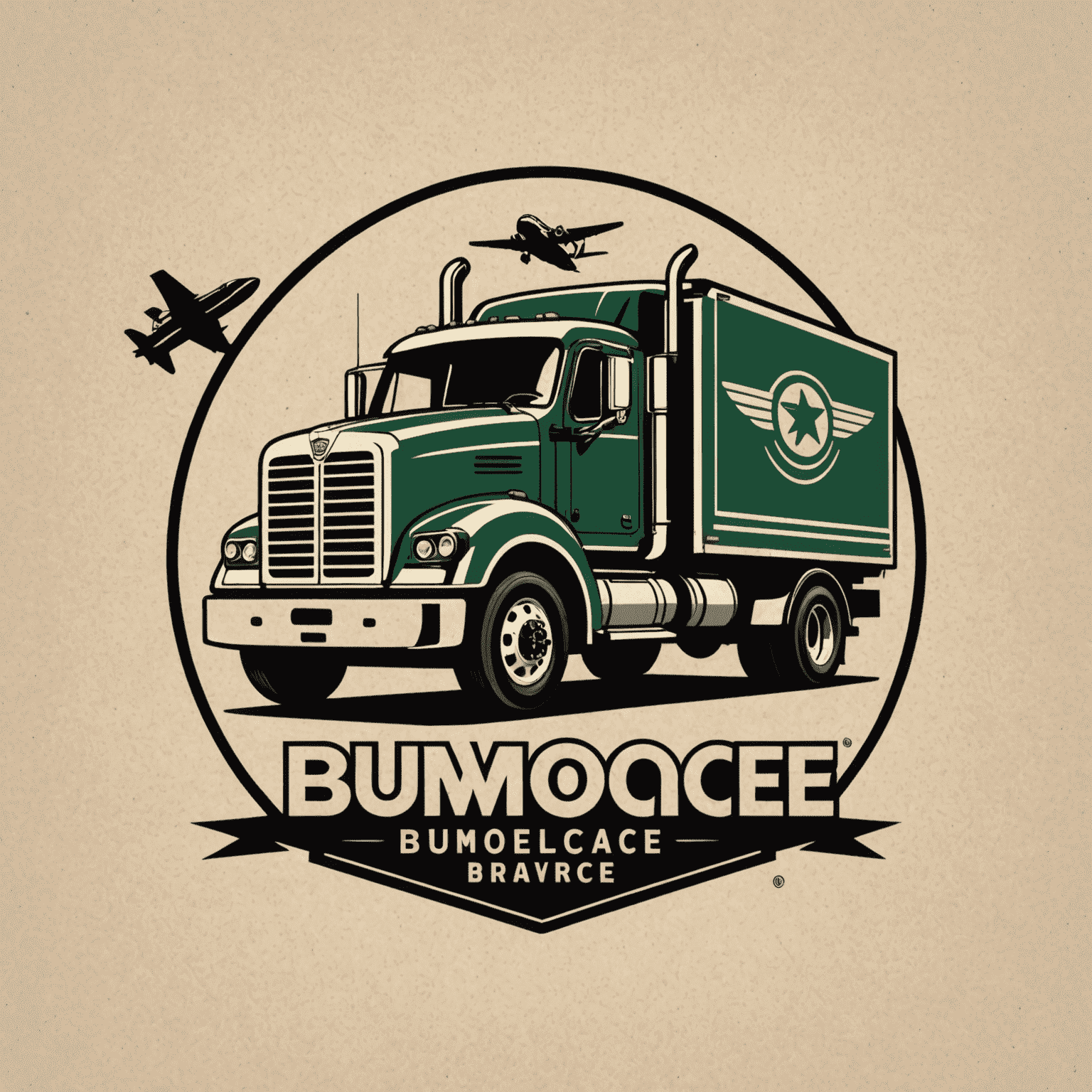 firstless logo featuring a stylized truck or airplane symbolizing fast and reliable delivery